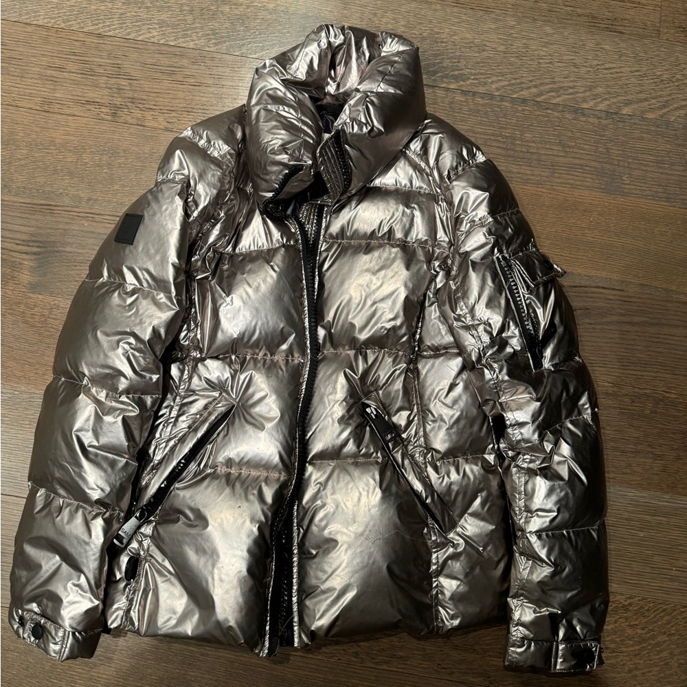 SAM silver puffer size XL girls